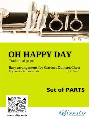 cover image of Oh Happy Day--Clarinet Quintet/Choir (set of 10 parts)